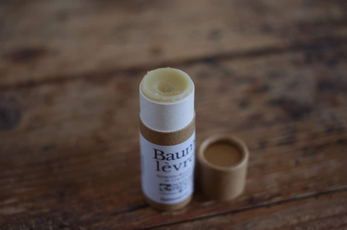 baume lèvres 100% naturel, amande douce et karité