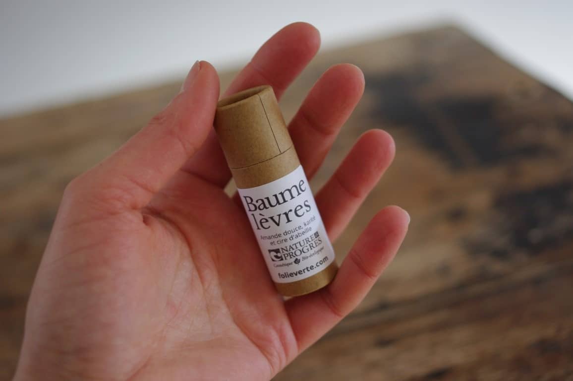 baume lèvres 100% naturel, amande douce et karité