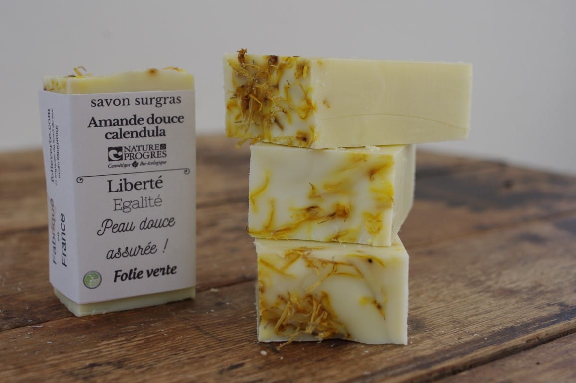 savon surgras amande douce calendula