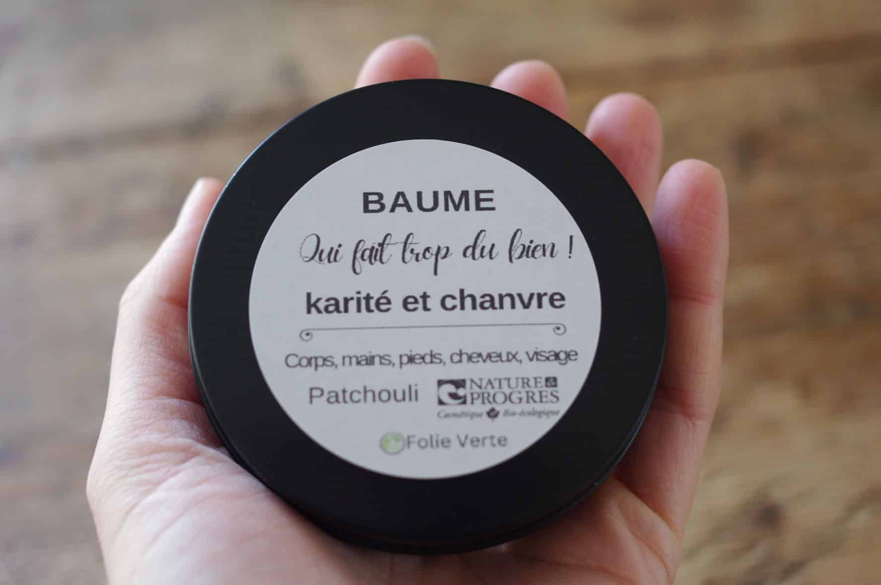 baume patchouli bio après rasage naturel homme