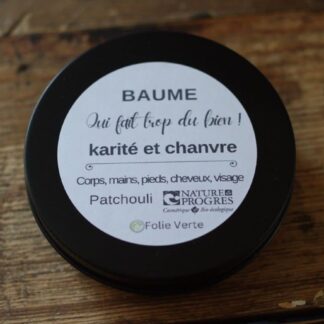 baume patchouli bio hydratant corps et mains