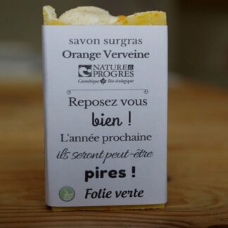 cadeau maîtresse, maître, atsem savon "reposez vous bien !"