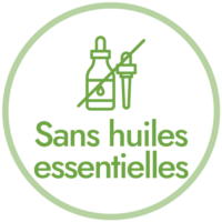 Produit sans huiles essentielles