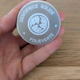 boite pour dentifrice folie verte